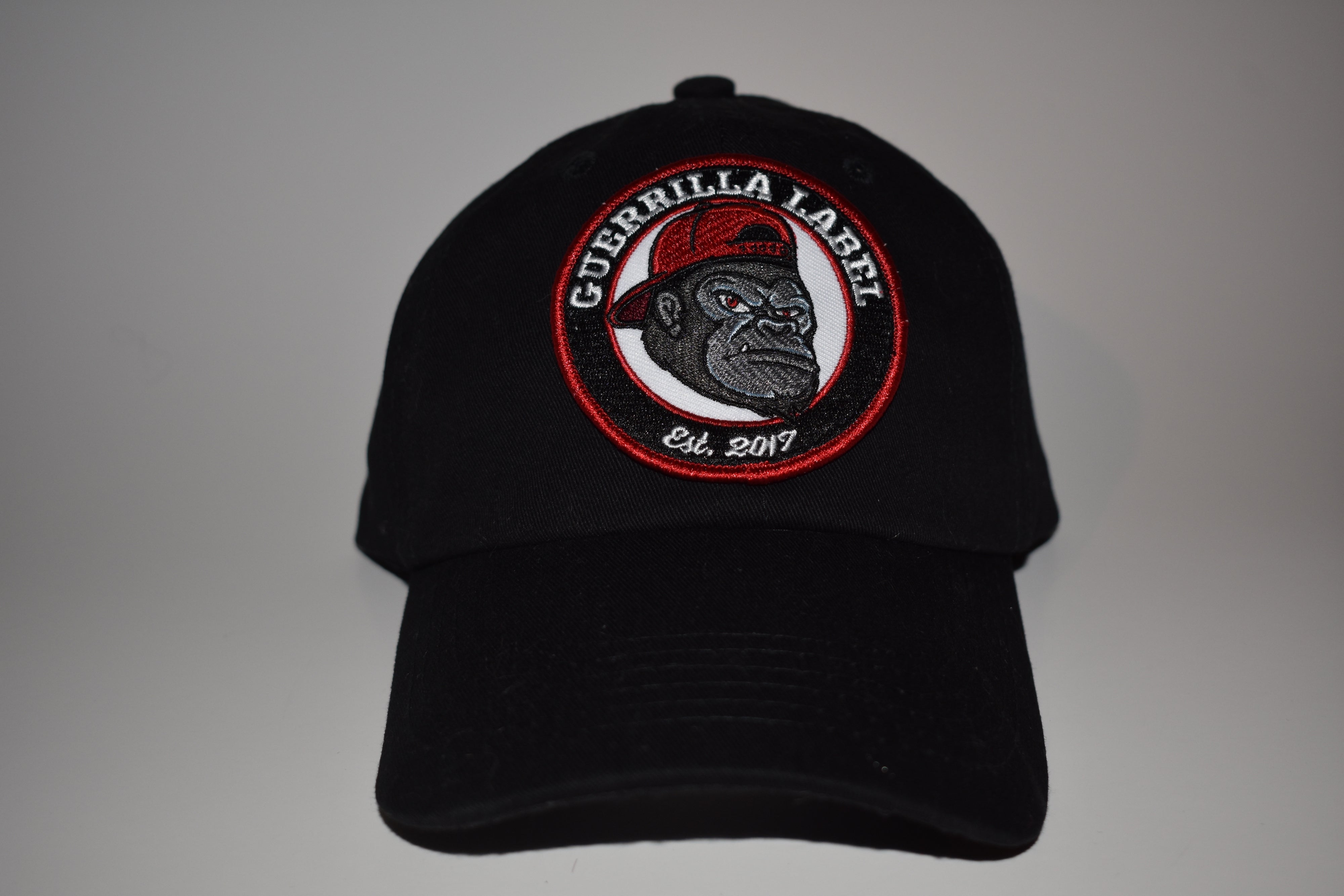 Guerrilla Baseball Cap- Big Logo Black